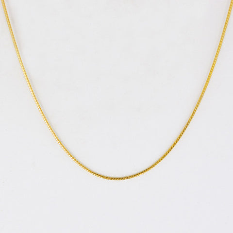 14 Kt Yellow Gold Ladies' Franco Style Chain