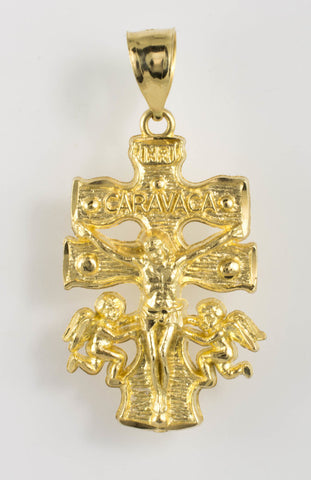 14 Kt Yellow Gold Caravaca Crucifix