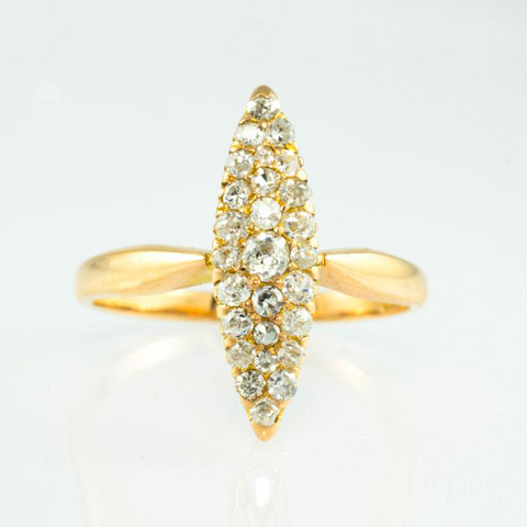 18 Kt Rose Gold Diamond Ladies' Ring